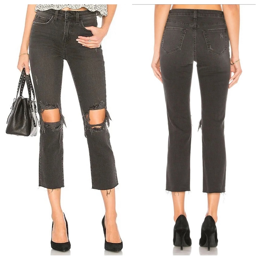 L’AGENCE Audriana High Rise Distressed Jeans